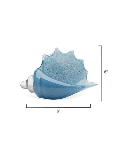 Jamie Young Triton Shell Decor In Blue