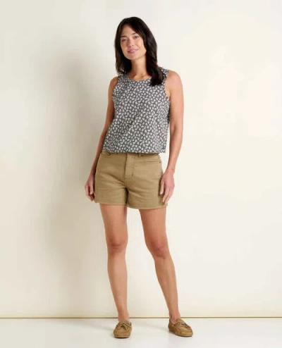 Toad And Co Toad & Co Sunkissed Button Back Tank In Gray