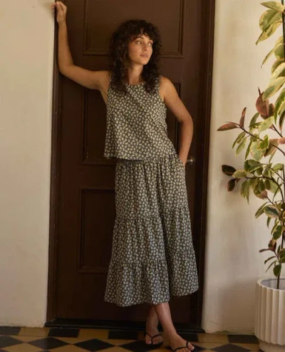 Toad And Co Toad & Co Sunkissed Button Back Tank In Gray