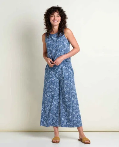 Toad And Co Toad & Co Sunkissed Button Back Tank In Blue