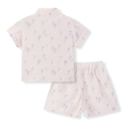Milkbarn Button-up Two Piece Set In Multi