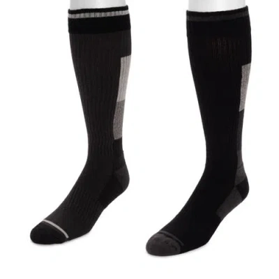 Ruff N Tuff Work Wear Tall Cotton Blend Compression Socks, 2 Pair Pack In Multi