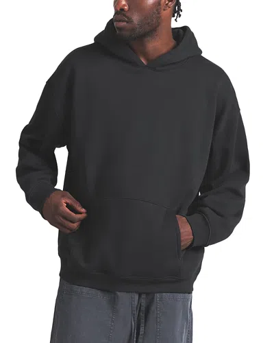 Skims Thermal Fleece Pullover Jacket In Black