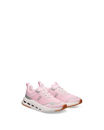 On Cloudnova Kids Sneaker In Pink