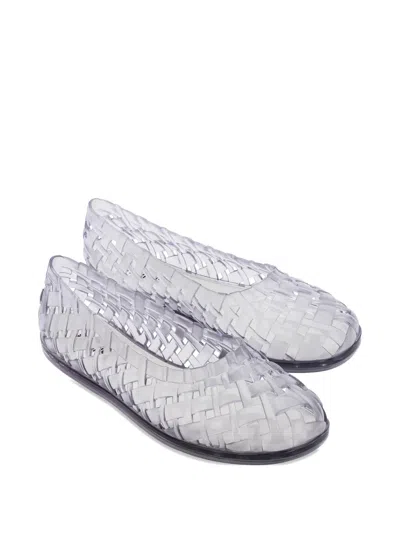 Melissa Possession Water Resistant Jelly Ballet Flat In Transparent