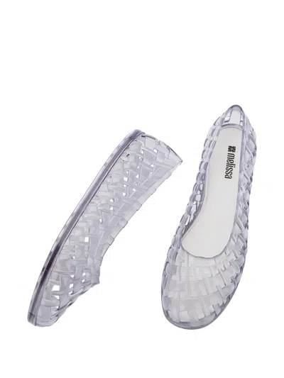 Melissa Possession Water Resistant Jelly Ballet Flat In Transparent