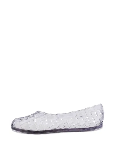 Melissa Possession Water Resistant Jelly Ballet Flat In Transparent