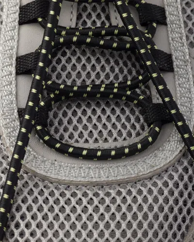 Prada Mesh Panel Sneakers Rubber Sole Design In Gray