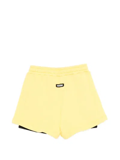Msgm Drawstring Shorts In Multi