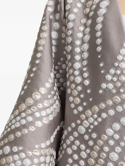 Gemy Maalouf Structured Cape In Multi