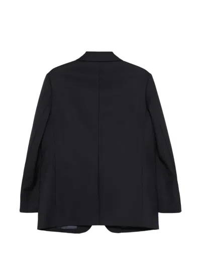 Dunst Button Blazer In Blue