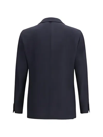 Lardini Single-breasted Blazer In Blue