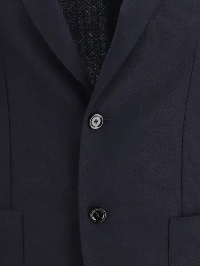 Lardini Single-breasted Blazer In Blue