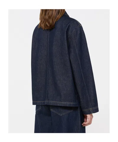 Weekend Max Mara Authentic Denim Shacket - Navy In Blue