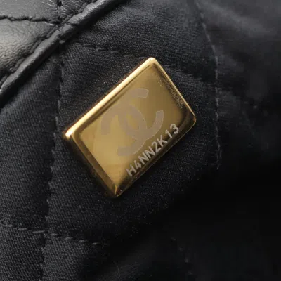 Pre-owned Chanel Black Leather Backpack ()