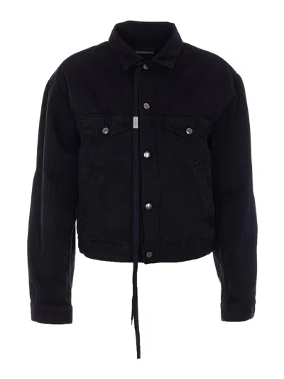 Ann Demeulemeester Single-breasted Long-sleeved Shirt In Black