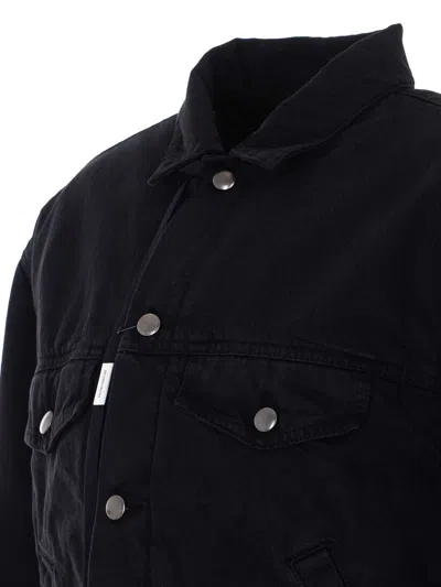 Ann Demeulemeester Single-breasted Long-sleeved Shirt In Black