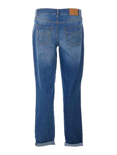 Brunello Cucinelli Denim Jeans In Blue