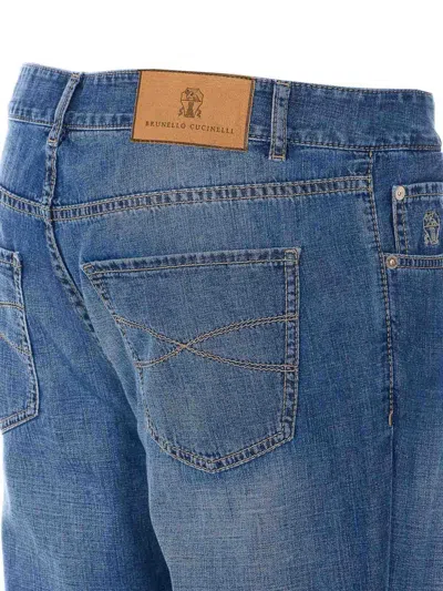 Brunello Cucinelli Denim Jeans In Blue