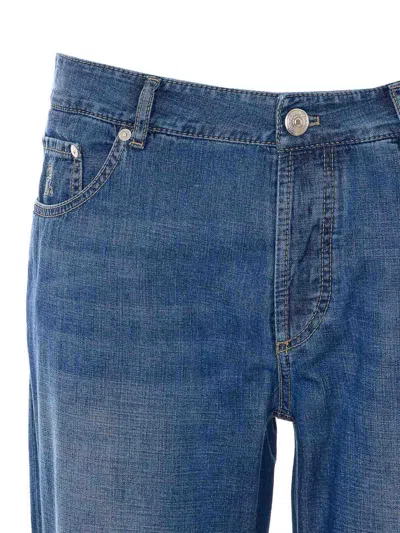 Brunello Cucinelli Denim Jeans In Blue