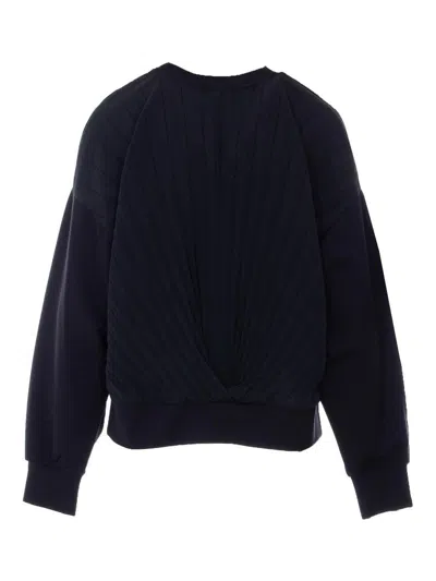 Twinset Black Sweater In Blue