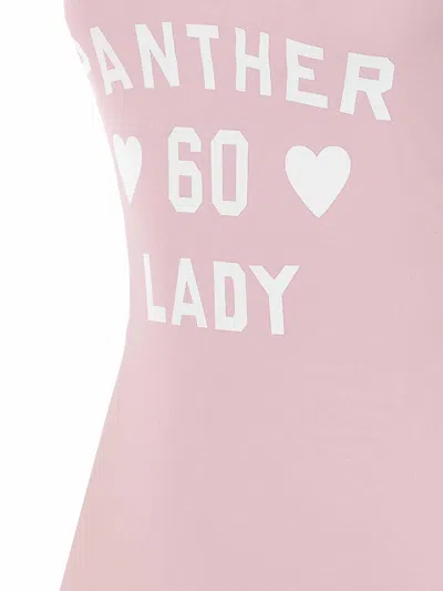 Valentino Printed Lycra One-piece Swimsuit Woman Pink S In Pink