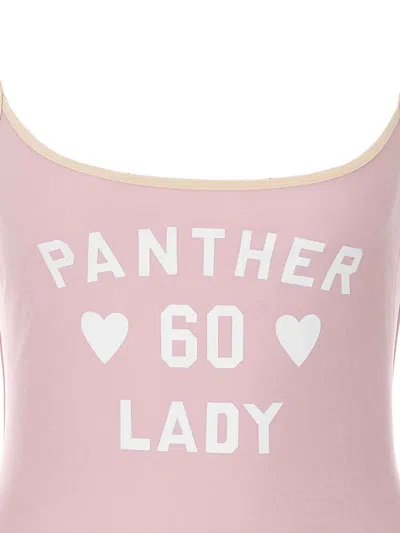 Valentino Printed Lycra One-piece Swimsuit Woman Pink S In Pink