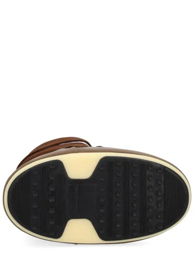 Moon Boot Brown Nylon And Synthetic Leather Icon Boots