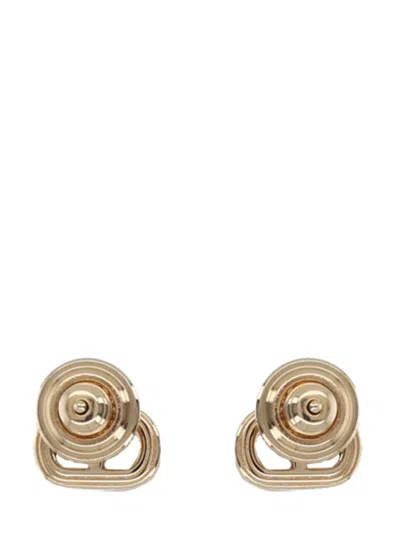 Valentino Garavani Elegant Mini Gold Earrings In Gold