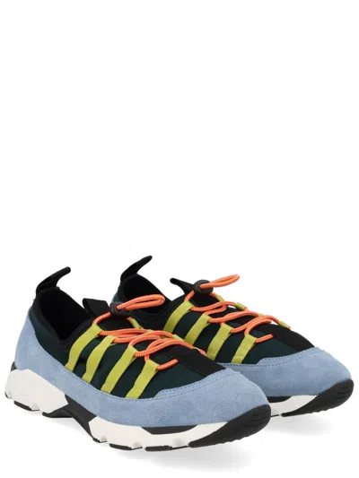 Marni Sneakers Contrasting Sole Low Top Pull Tab In Multi