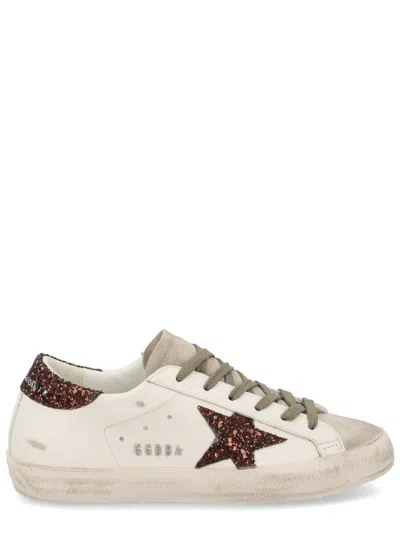 Golden Goose Deluxe Brand Women Super Star Leather Sneakers In Neutral