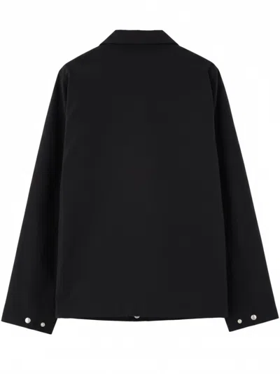 Laminar Point-collar Jacket In Brown