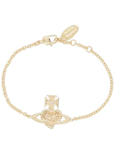 Vivienne Westwood Elegant Brass Bracelet In Gold