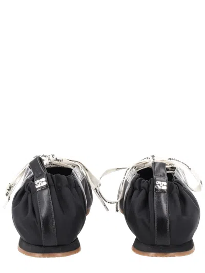 Ganni Alexander Mcqueen White Leather Sneakers With White Leather Heel