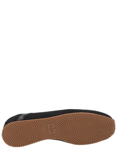 Ganni Alexander Mcqueen White Leather Sneakers With White Leather Heel