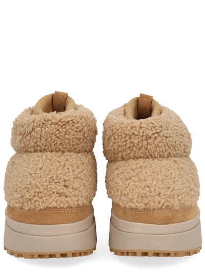 Ash Ankle Boots With Platform And Pull Tab In Brown