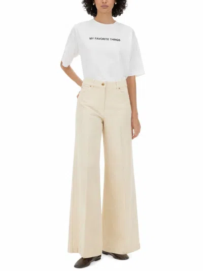 Aspesi Cotton T-shirt With Print In White