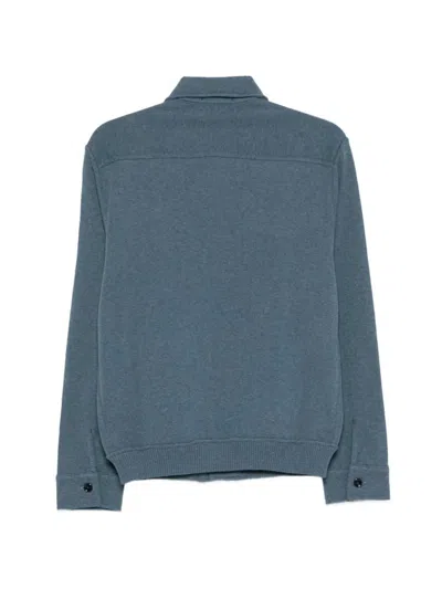 Lardini Cotton Jacket With Buttoned Pockets In Multi