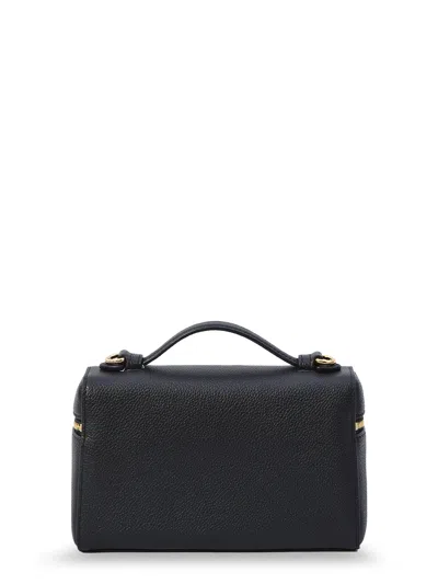 Tory Burch Mini Bags With Top Handle And Crossbody Strap In Black