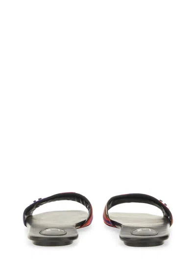 Pucci Iris Print Sandal In Multi