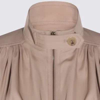 Chloé Jackets Worn Brown In Neutral