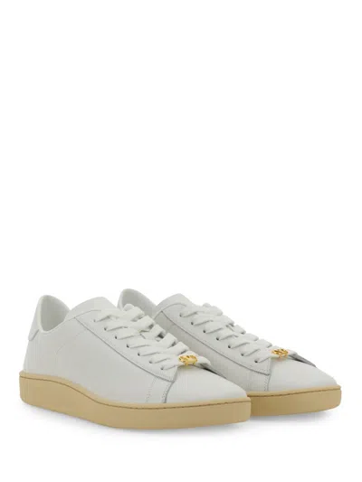 Valentino Garavani Premium Leather High-top Sneaker For Men In White