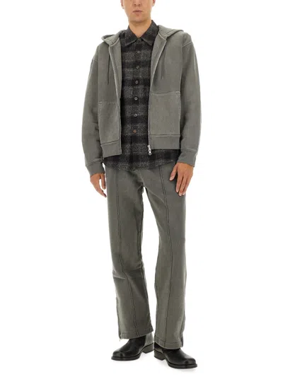 Our Legacy Mens Above Oakland Low Twist Check Shirt In Black