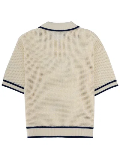 Dsquared2 Dsquared Men Polo With Logo In Neutral