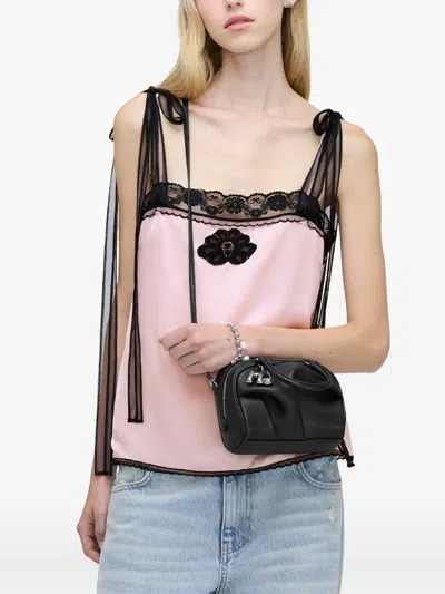Marc Jacobs The Micro Bauletto Leather Top Handle Bag In Pattern