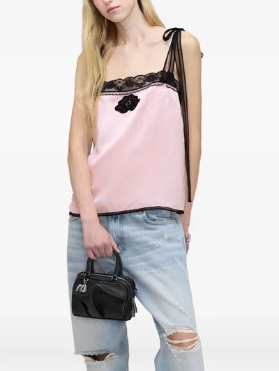 Marc Jacobs The Micro Bauletto Leather Top Handle Bag In Pattern