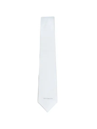 Givenchy Tie Pointed Tip Traditional Design Everyday In White
