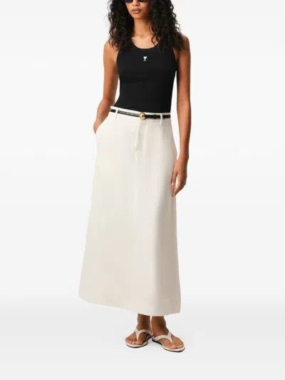 Ami Alexandre Mattiussi Ami Paris Women Ami De Couer Cotton Tank Top In Black