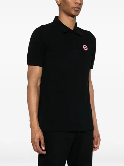 Canada Goose Lanvin Grey Embroidered Logo Cotton Sweatshirt In Black