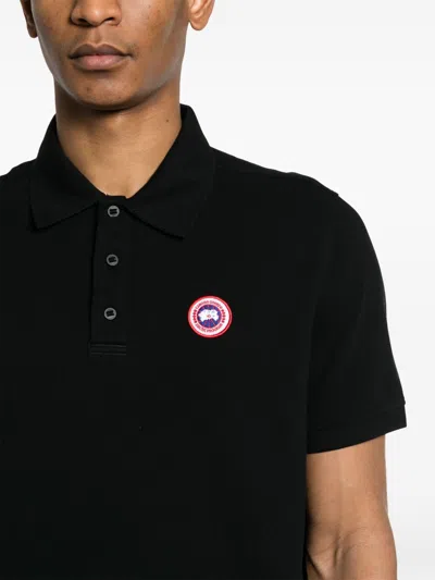 Canada Goose Lanvin Grey Embroidered Logo Cotton Sweatshirt In Black